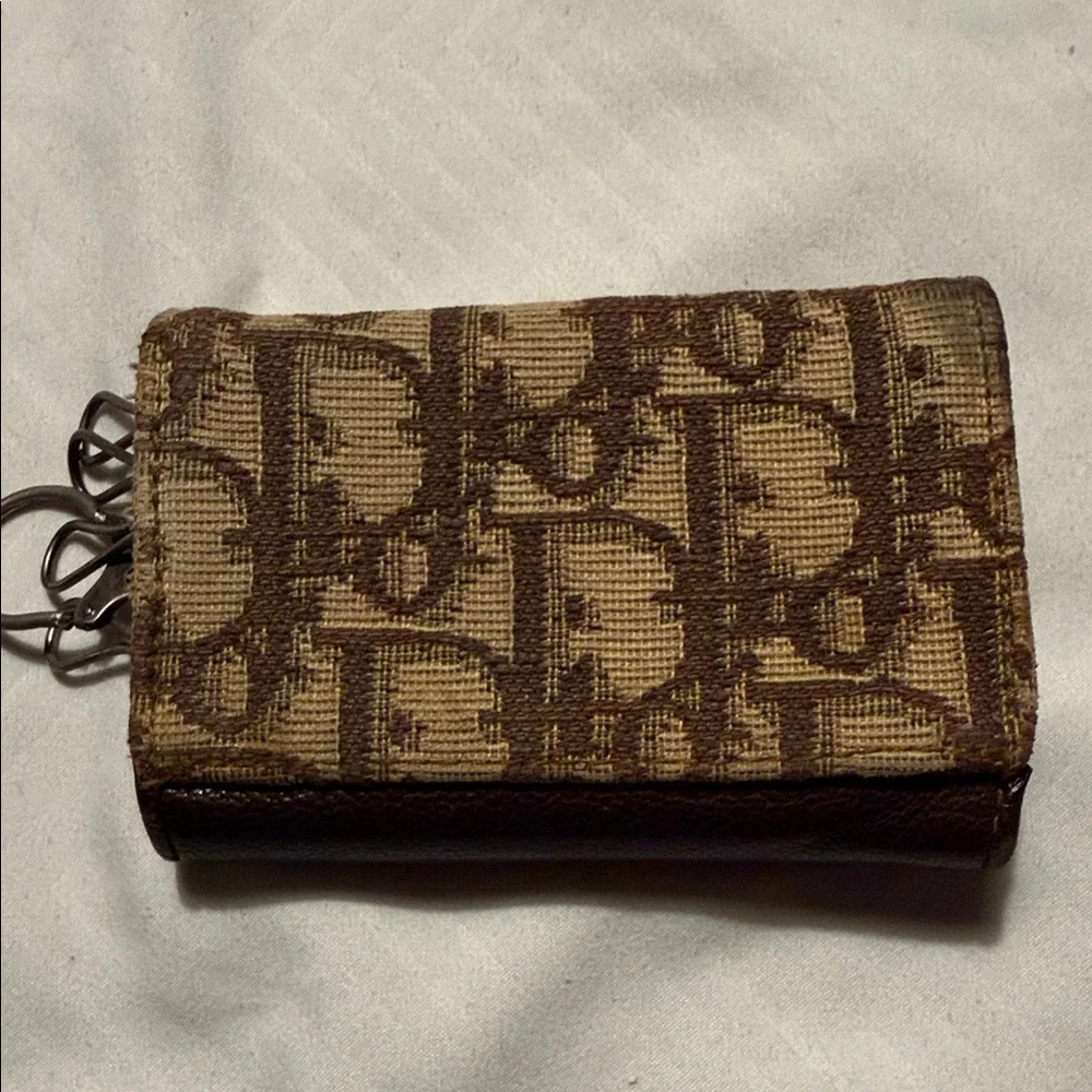 Dior vintage monogram keychain
